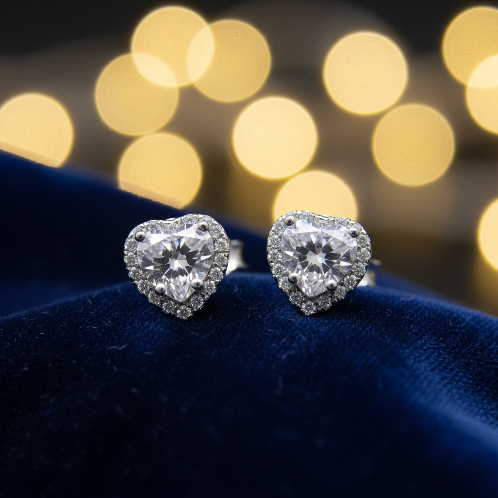 The Sweetheart Halo Studs