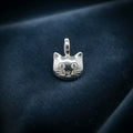Moissanite Eye Cat Pendant