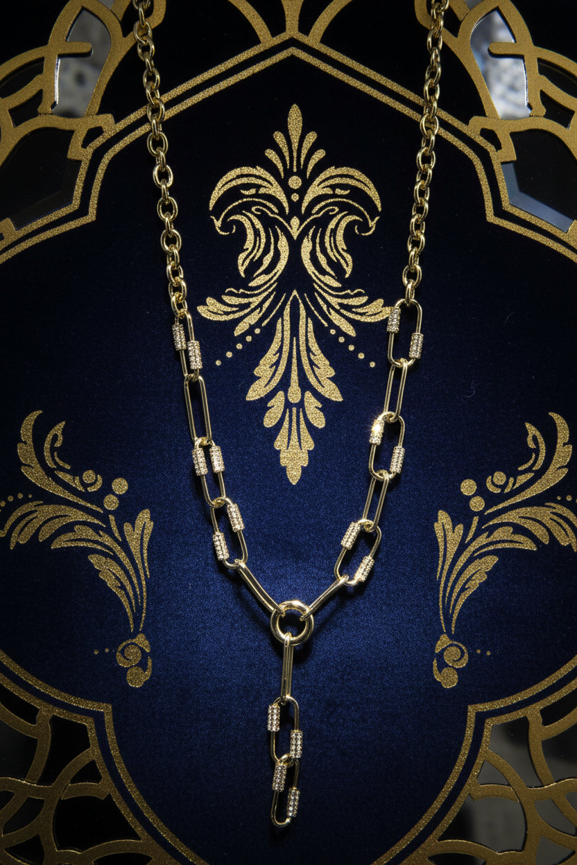 Celestial Paperclip Necklace