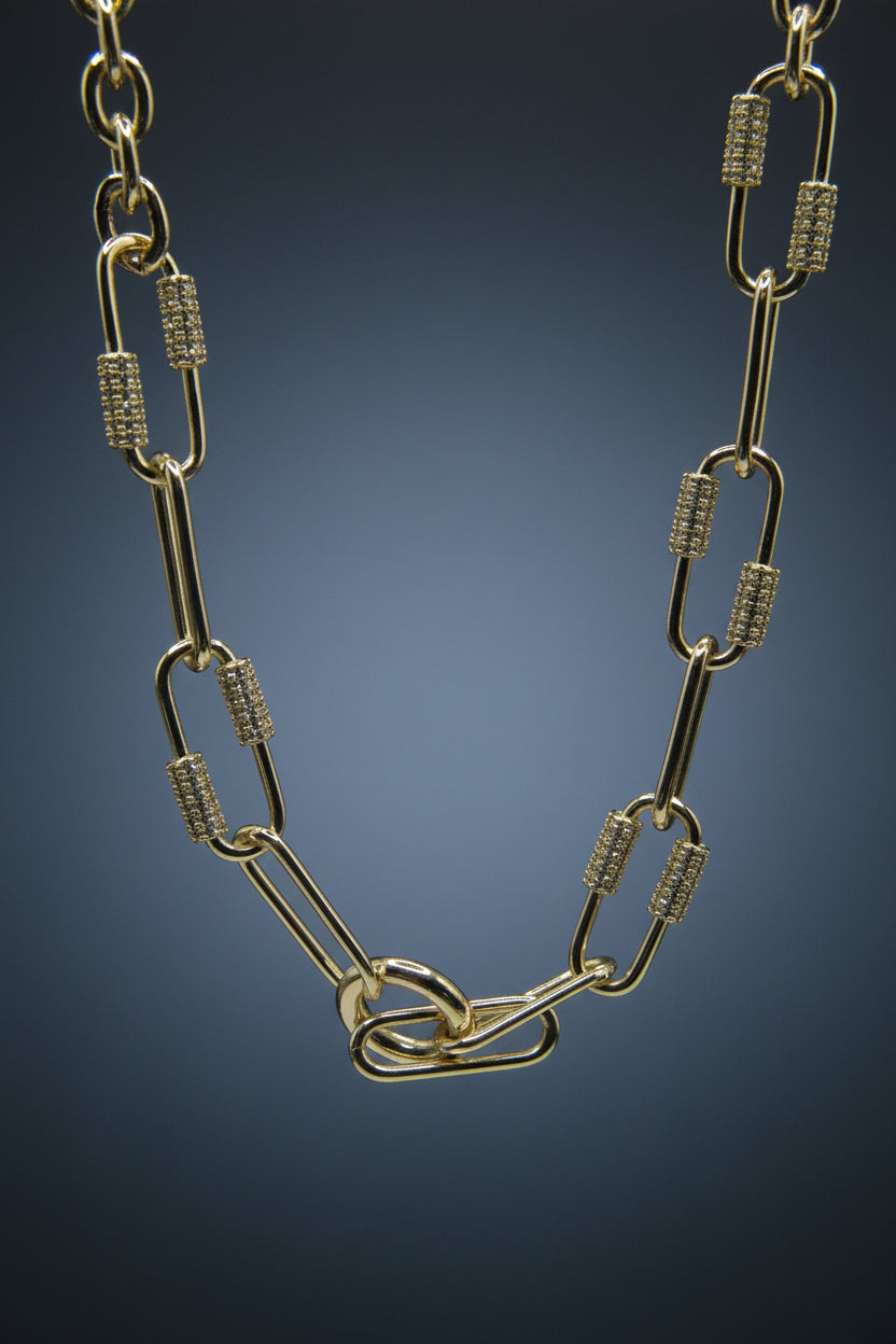 Celestial Paperclip Necklace