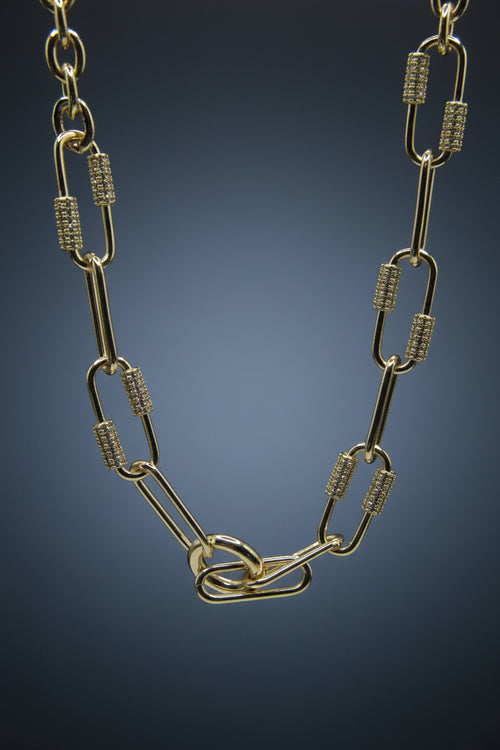 Celestial Paperclip Necklace
