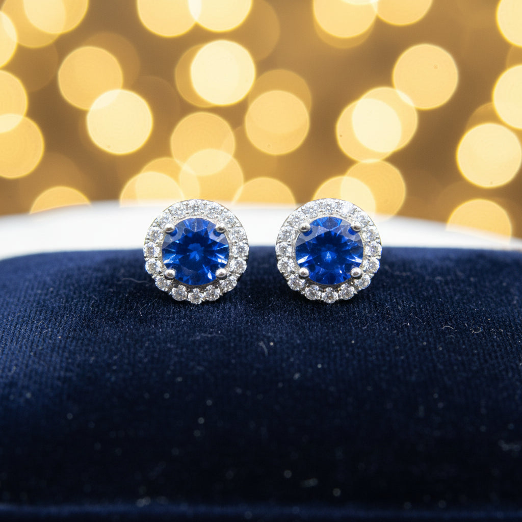 The Midnight Blue Halo Studs