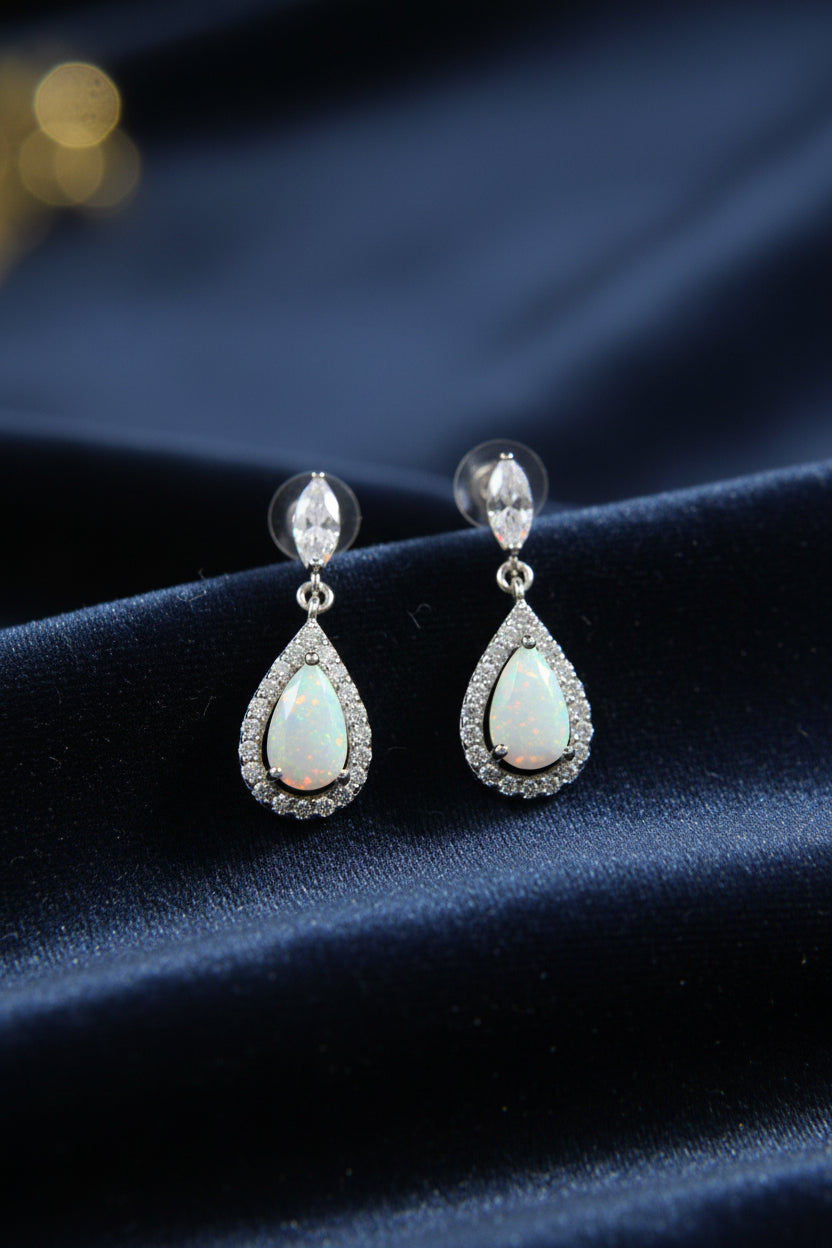 The Lunar Teardrop Studs