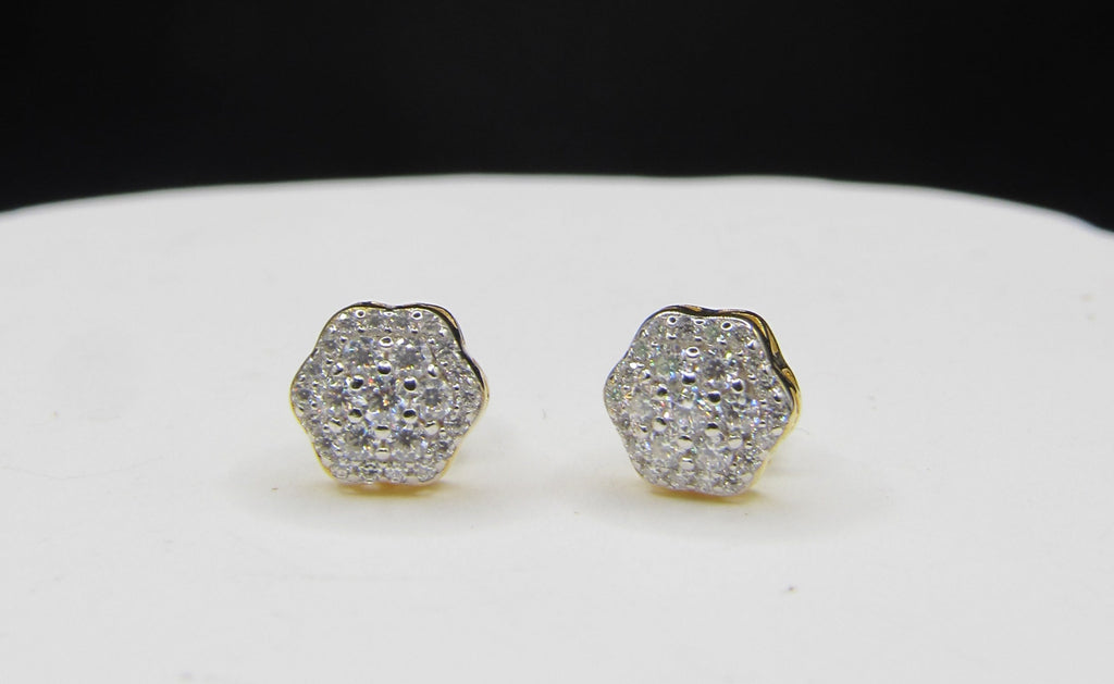 Celestia Cluster Stud Earrings