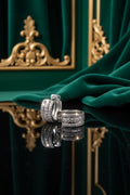 The Moonlit Huggie Hoops