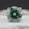 Aqua Lumière Pavé Ring