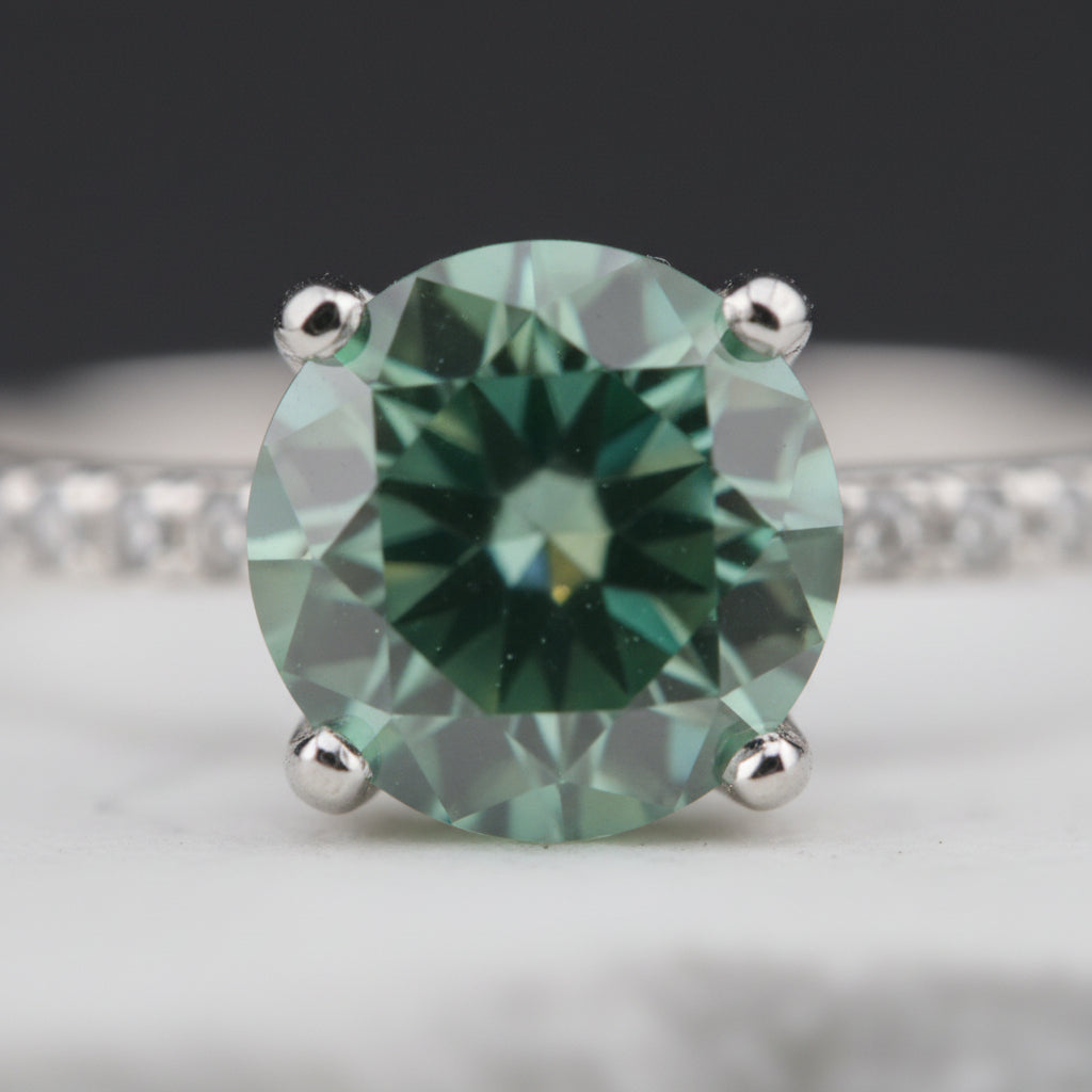 Aqua Lumière Pavé Ring