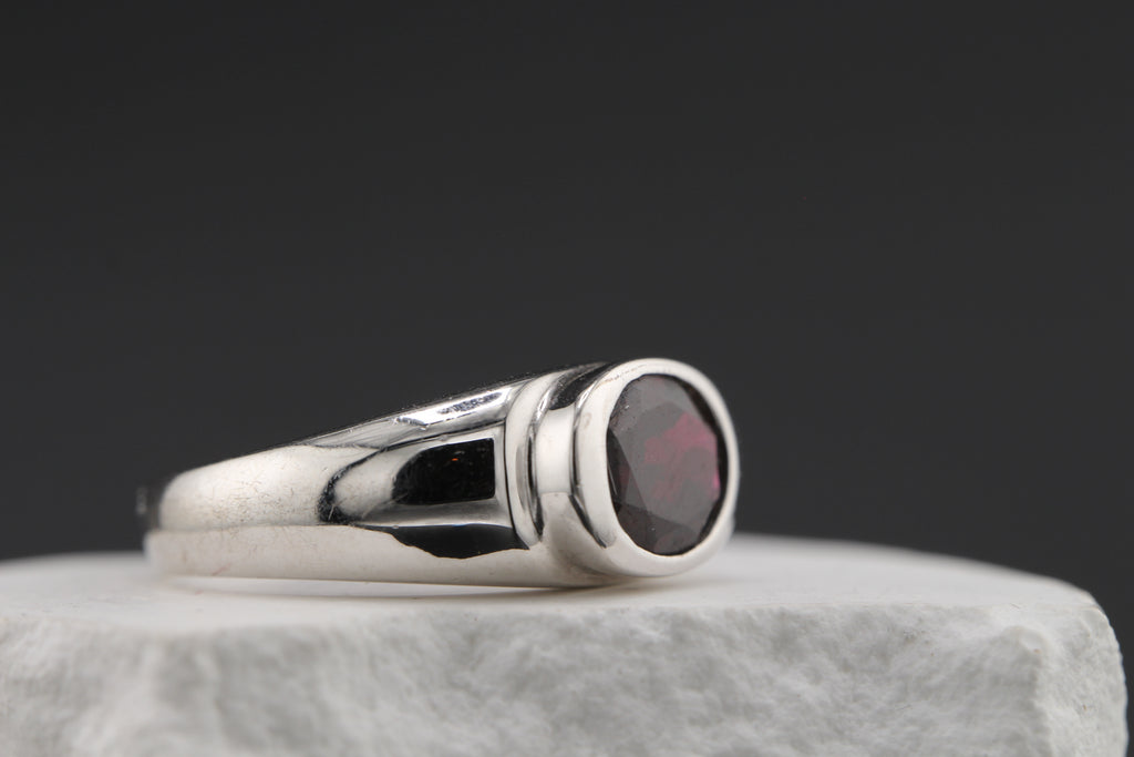 Crimson Dusk Ring