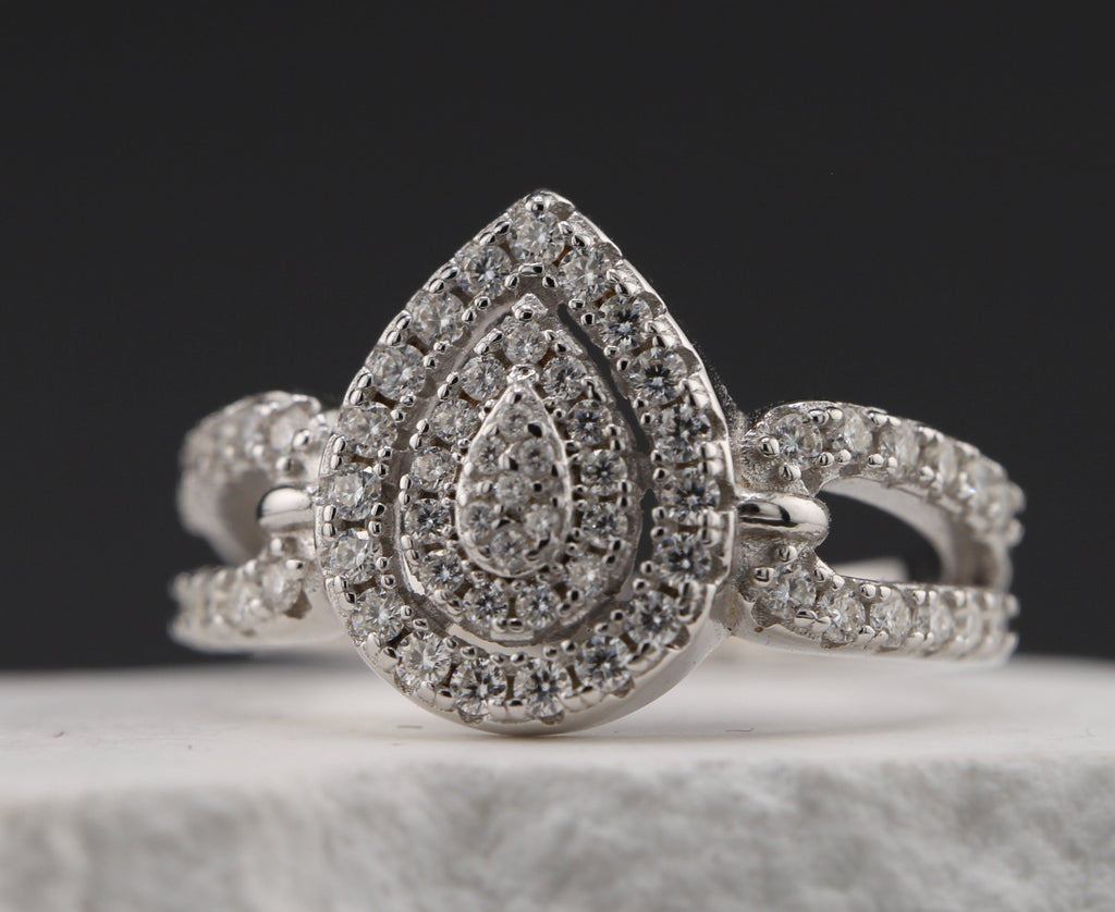 Luminary Pear Ring