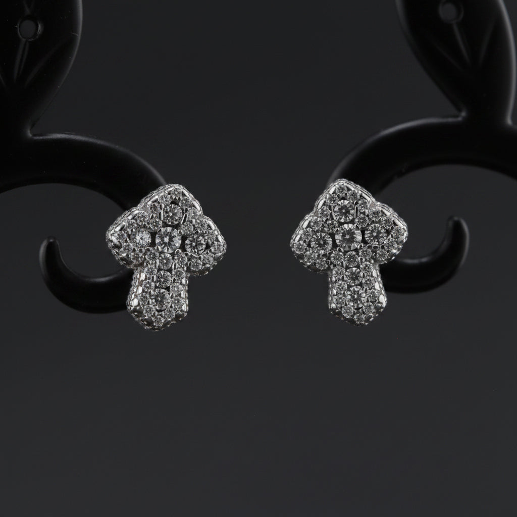 Lunar Cross Studs