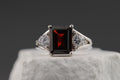 Crimson Halo Ring
