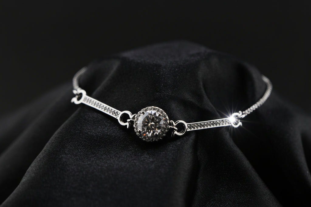 Lunar Drift Moissanite Bolo Tennis Bracelet