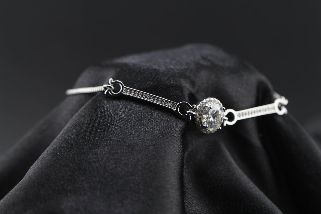Lunar Drift Moissanite Bolo Tennis Bracelet