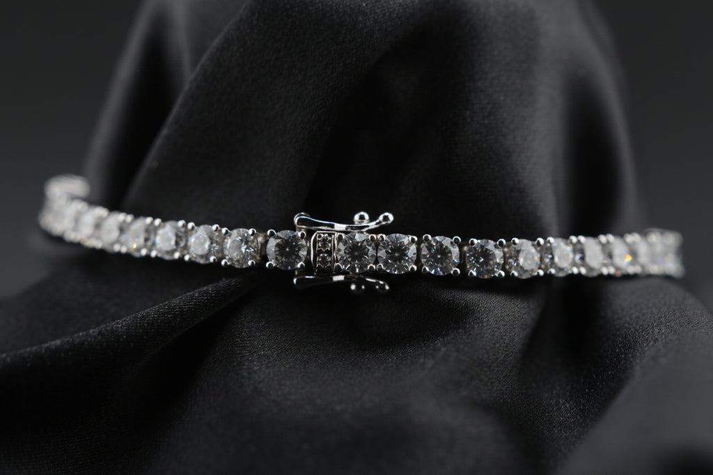 Lunar Cascade CZ Tennis Bracelet