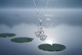 Lunar Duet 1 CT Double Swan Moissanite Pendant