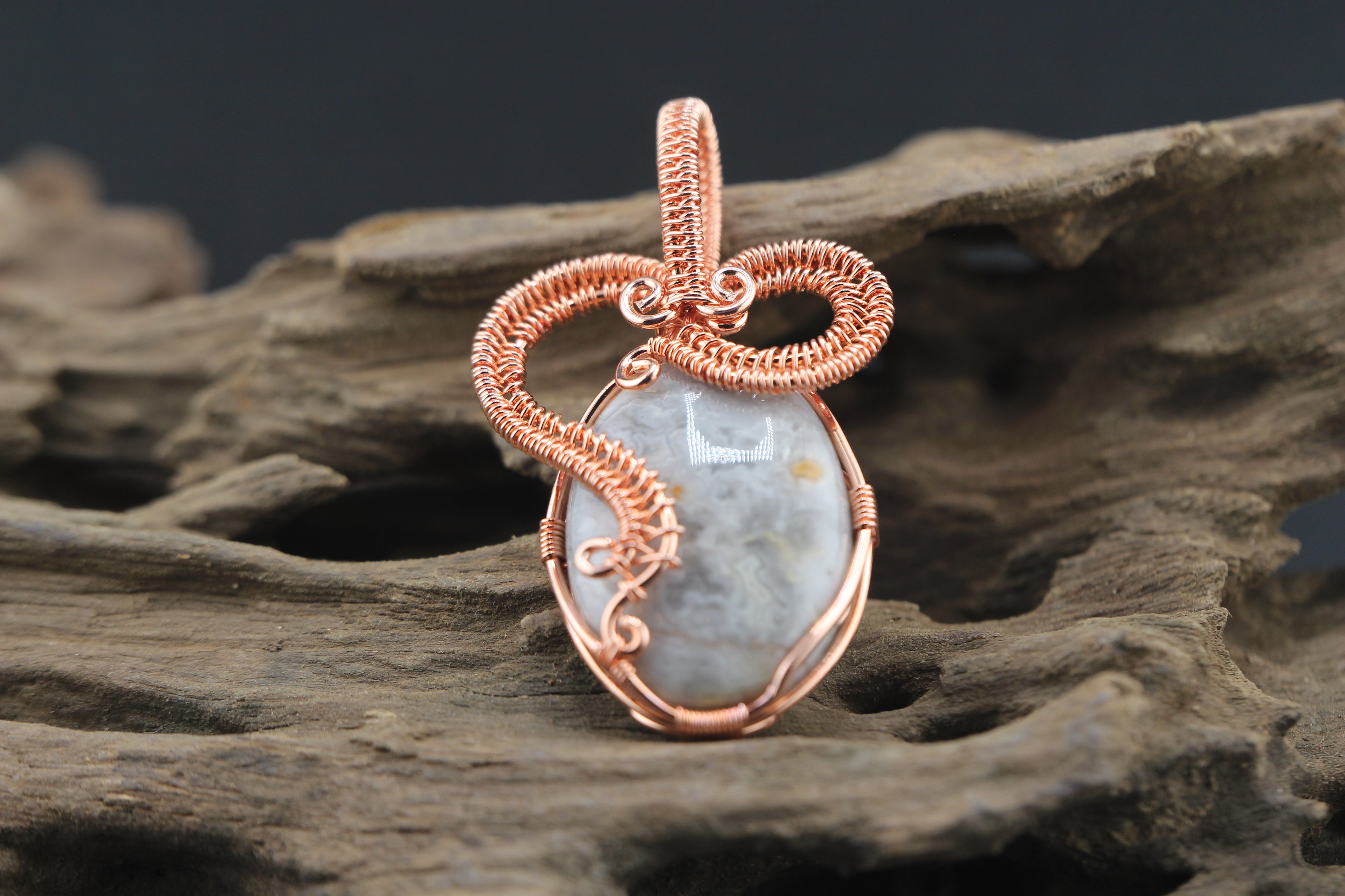 Verdant Orbit Moss Agate Pendant