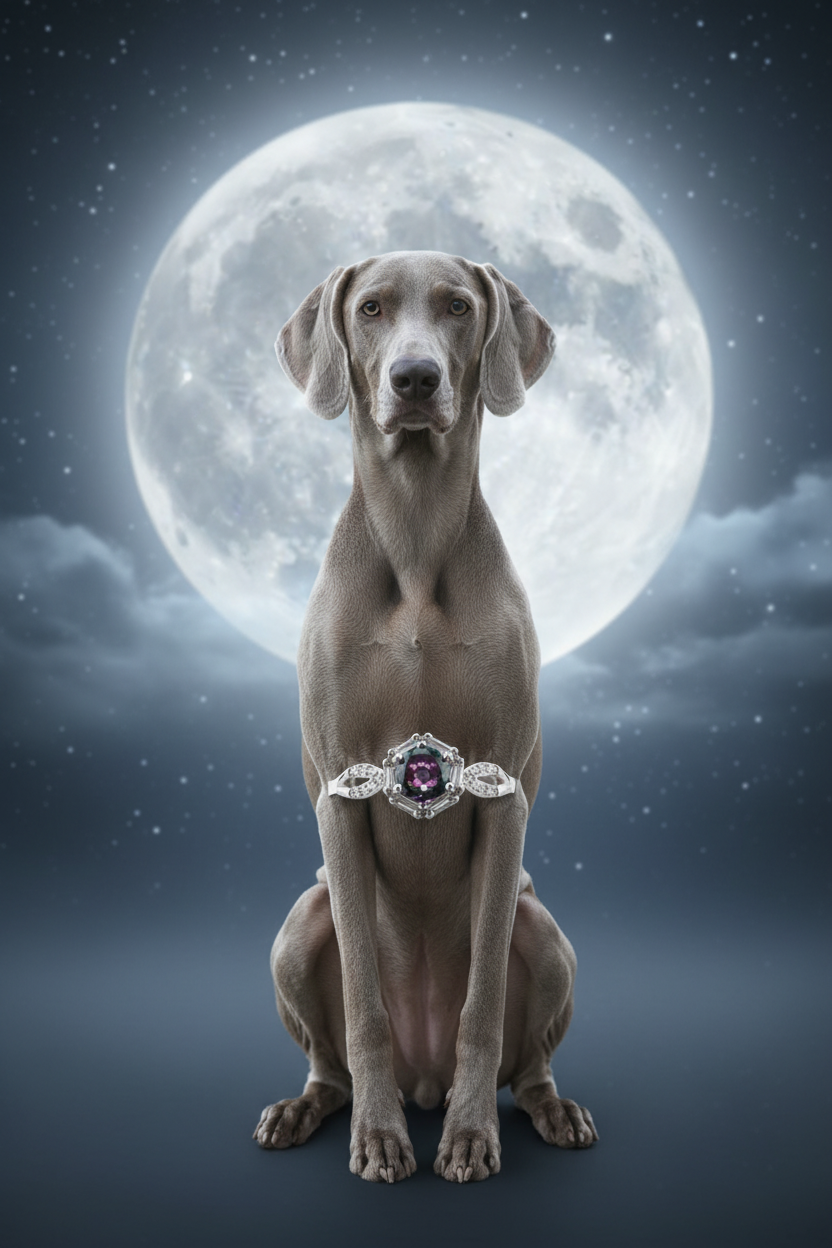 Lunar Weimaraner Ring